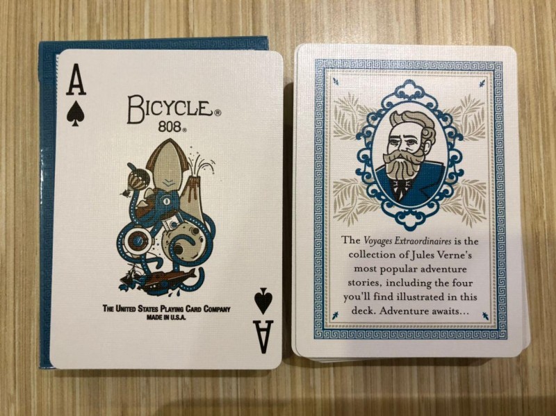 The Ace of Spade with Info card
