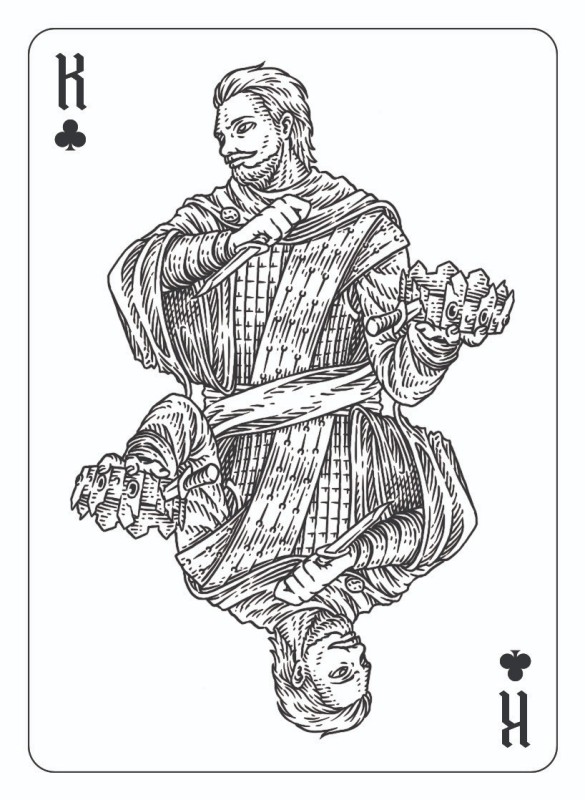 King of Clubs (Lines).jpg