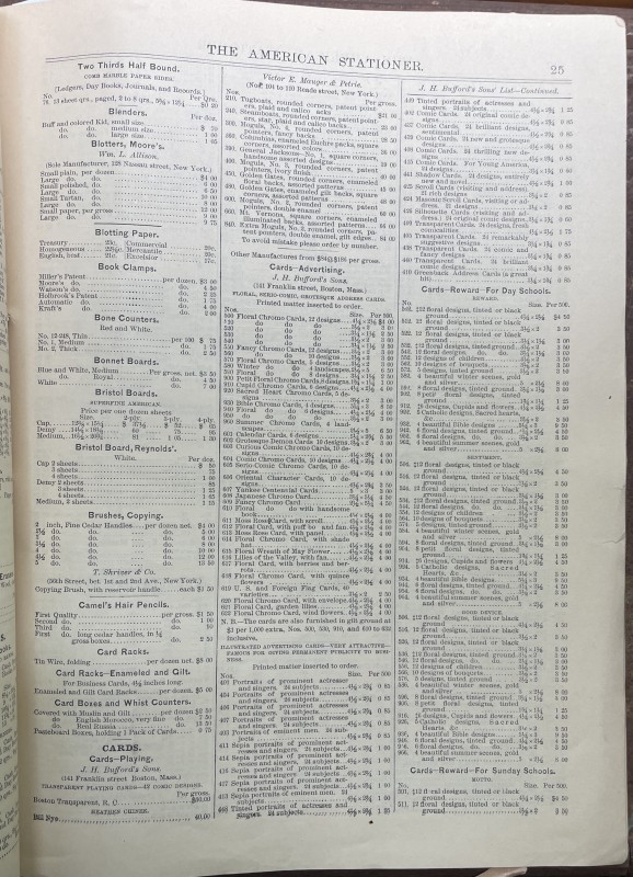 1878 American Stationer - Bufford and Mauger price list.JPG